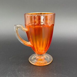 Imperial Chesterfield Marigold Mug Glass Carnival Glass